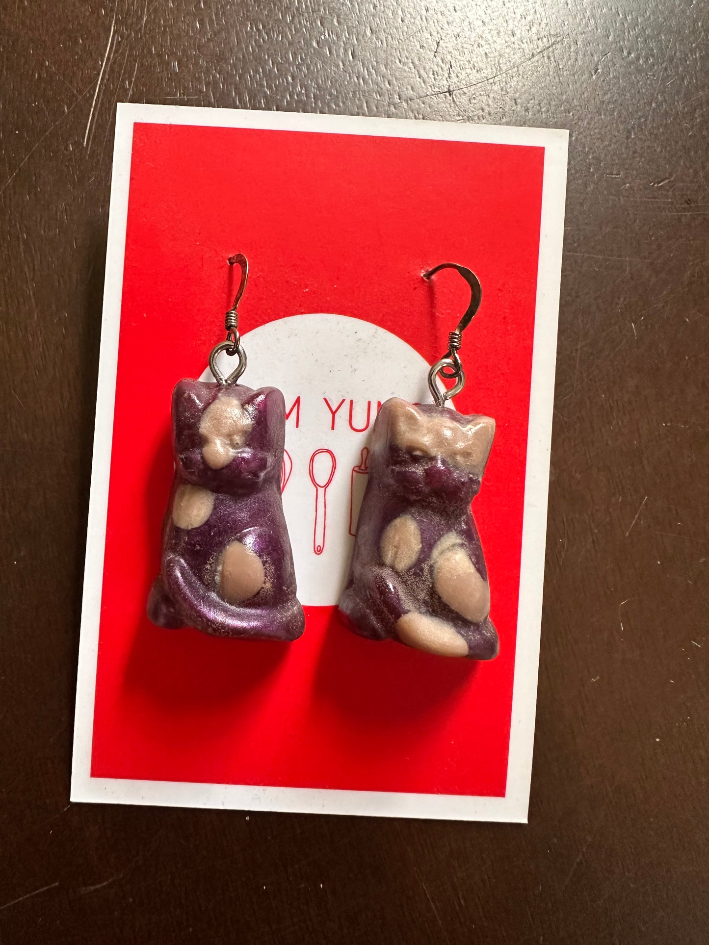 SECONDS - Monty - Cat Earrings