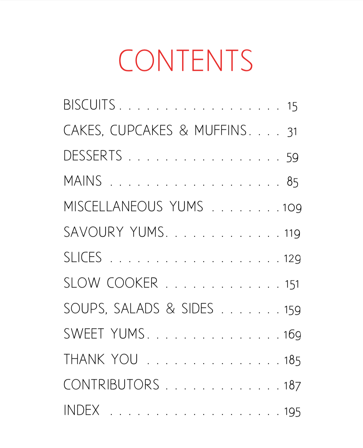 Yum Yums Recipe Book