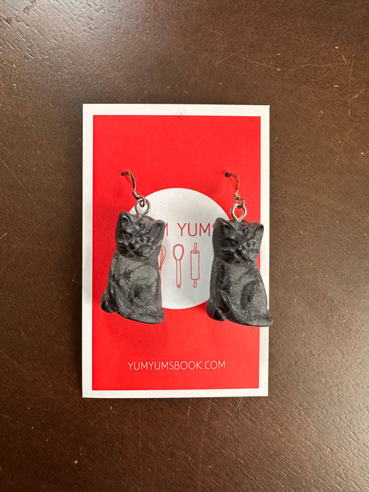 SECONDS - Alfred - Cat Earrings