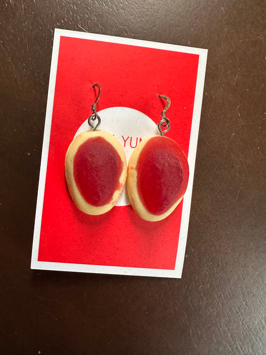 SECONDS - Strawberry and Cream Earrings